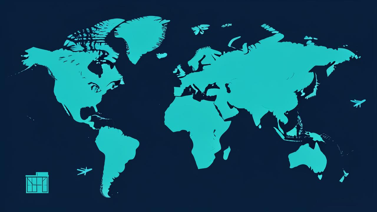 World map highlighting the six countries Memo Max Pro ships to
